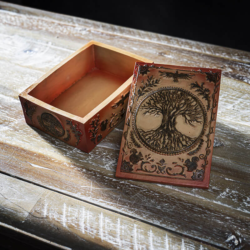 Tree of Life Tarot Trinket Box