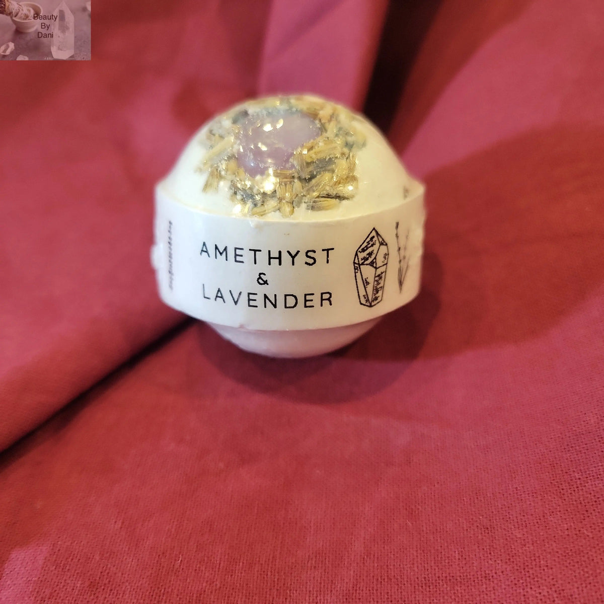 Organic Amethyst & Lavender Bath Bomb