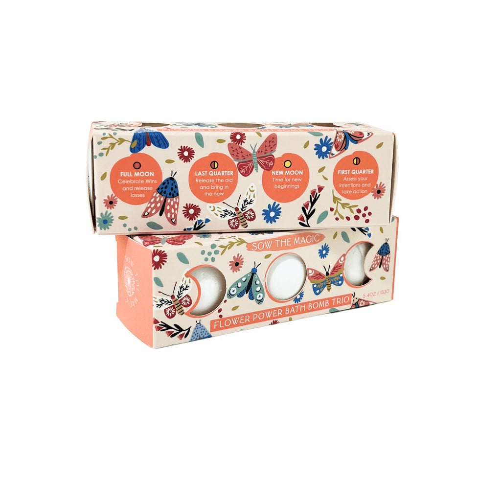 Flower Power Bath Bomb Trio