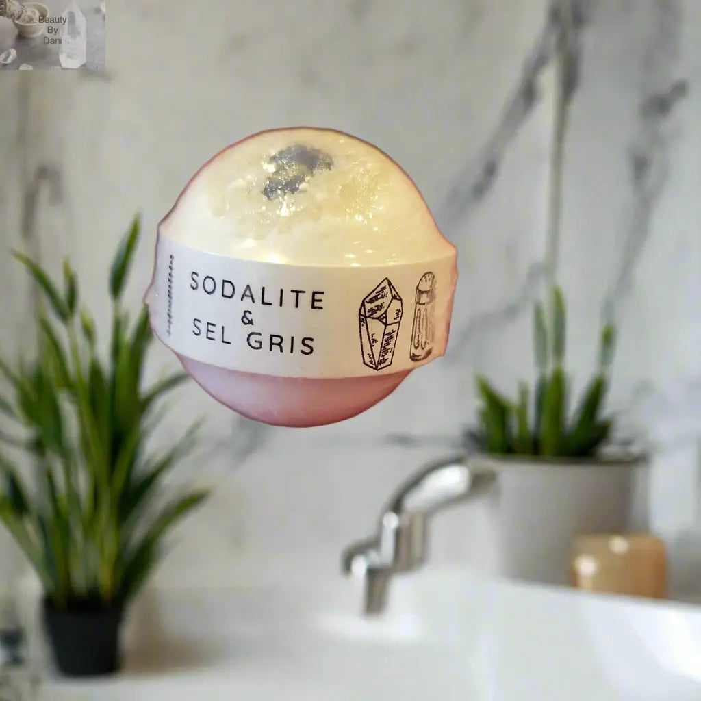 Organic Amethyst & Lavender Bath Bomb
