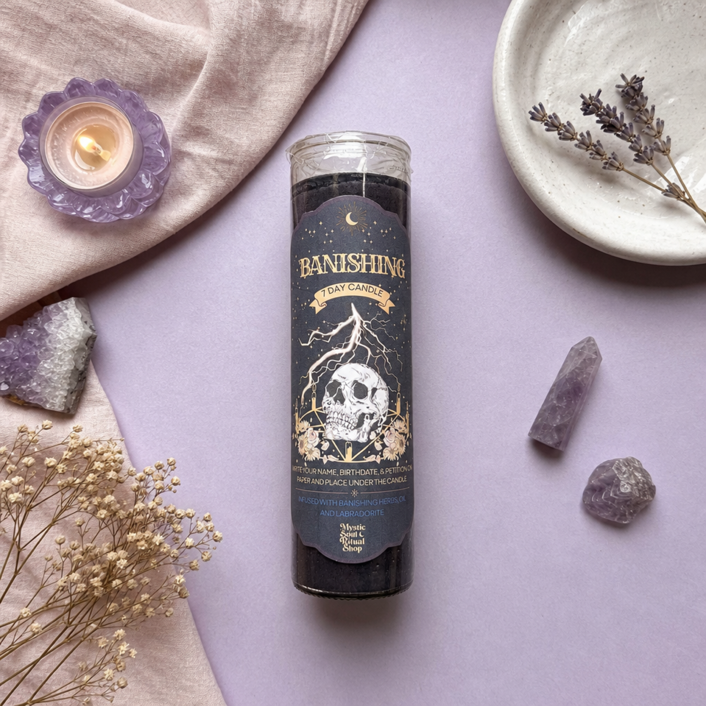 Banishing - 7 Day Candle
