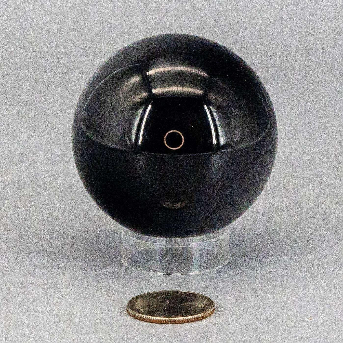 Obsidian Crystal Sphere