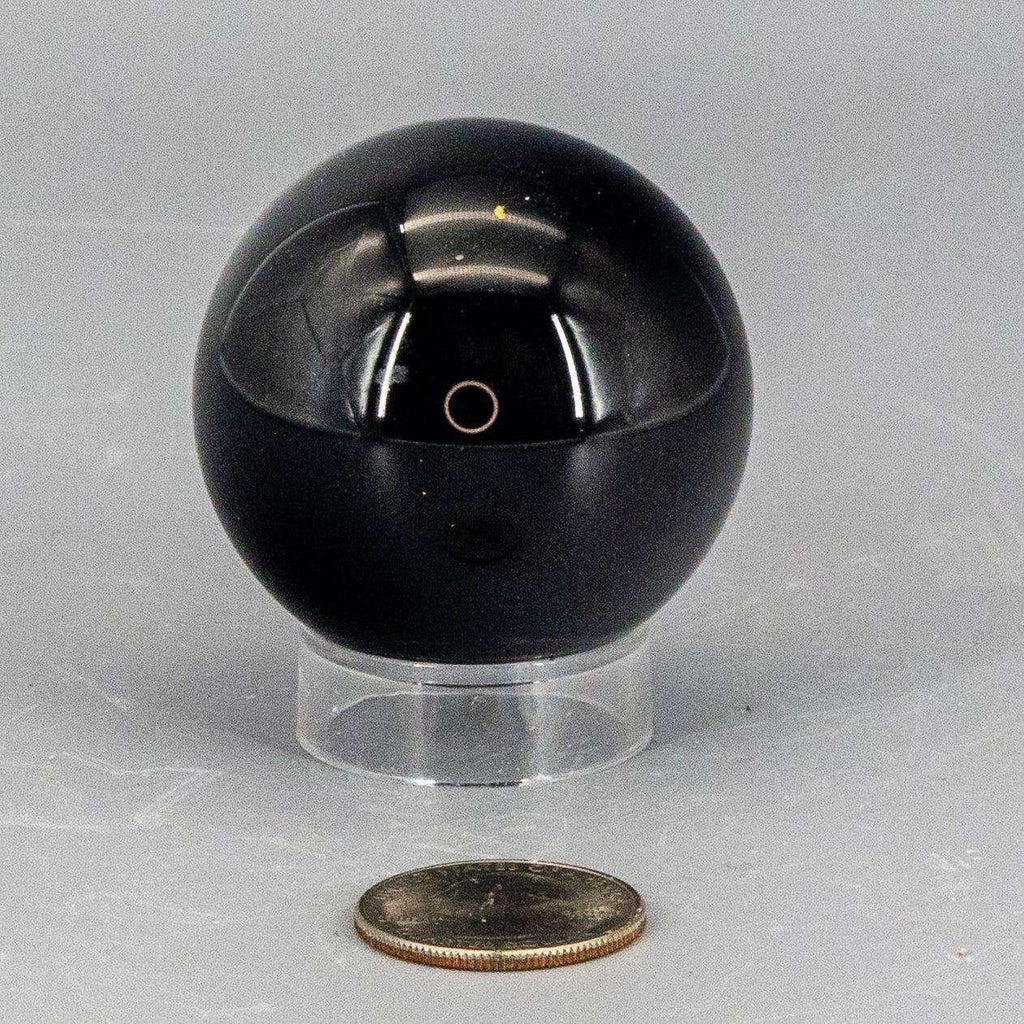 Obsidian Crystal Sphere