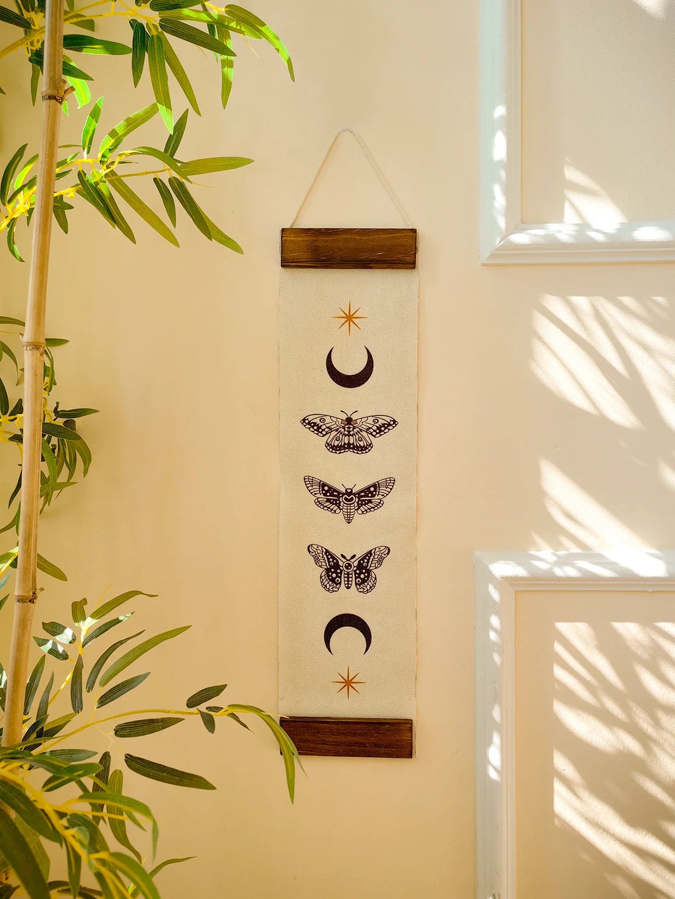 Butterfly & Moon Phase Banner