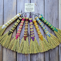 Pocket Intention Broom, Mini Handmade Hawktail Broom