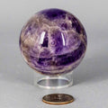 Dream Amethyst Crystal Sphere Polished Natural Specimen