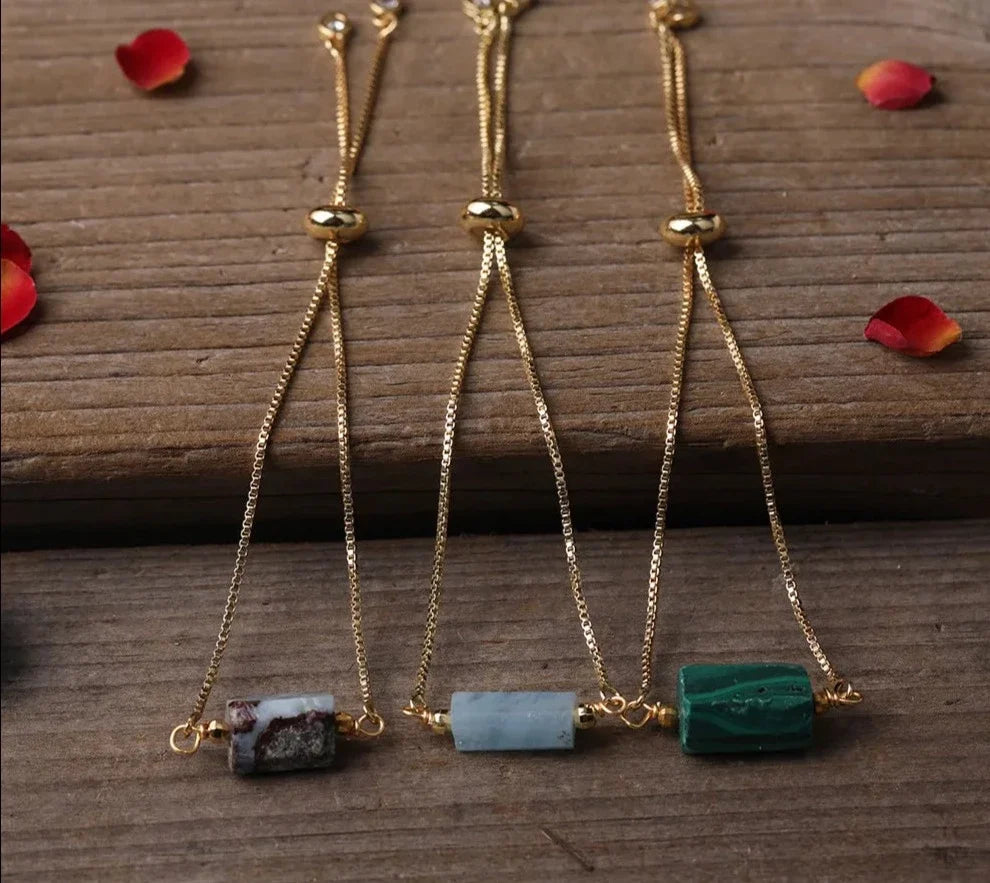 Crystal Gold Adjustable Bracelets