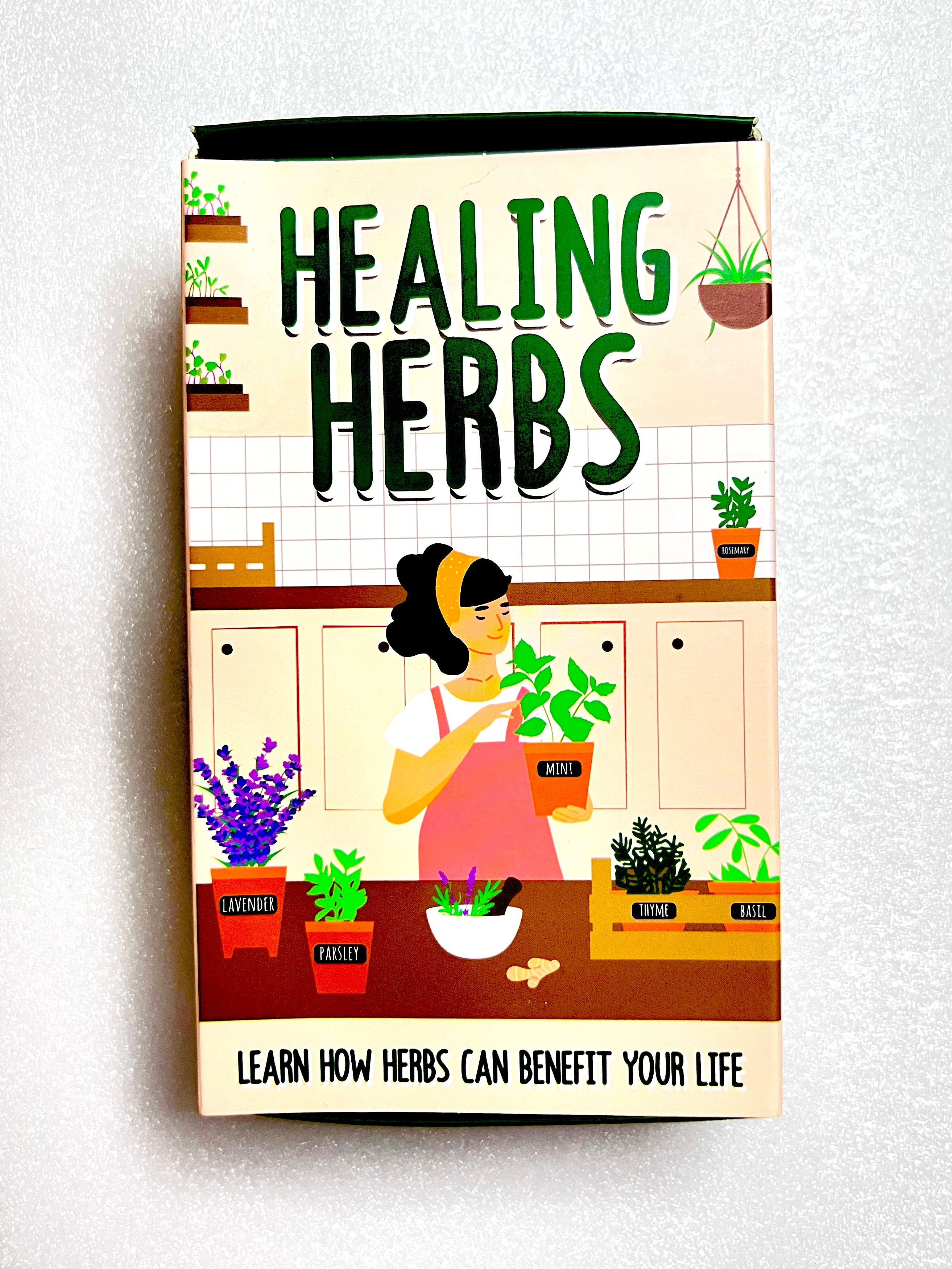 Healing Herbs - Set of 100 Cards to Learn About Holistic and Natural Healing Herbs