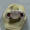Rose Quartz & Pink Tourmaline Ring Size 7 (08.3074)