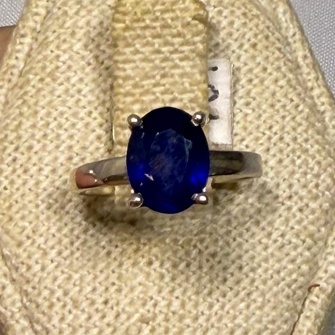 Blue Sapphire Ring Size 5 (03.0048)