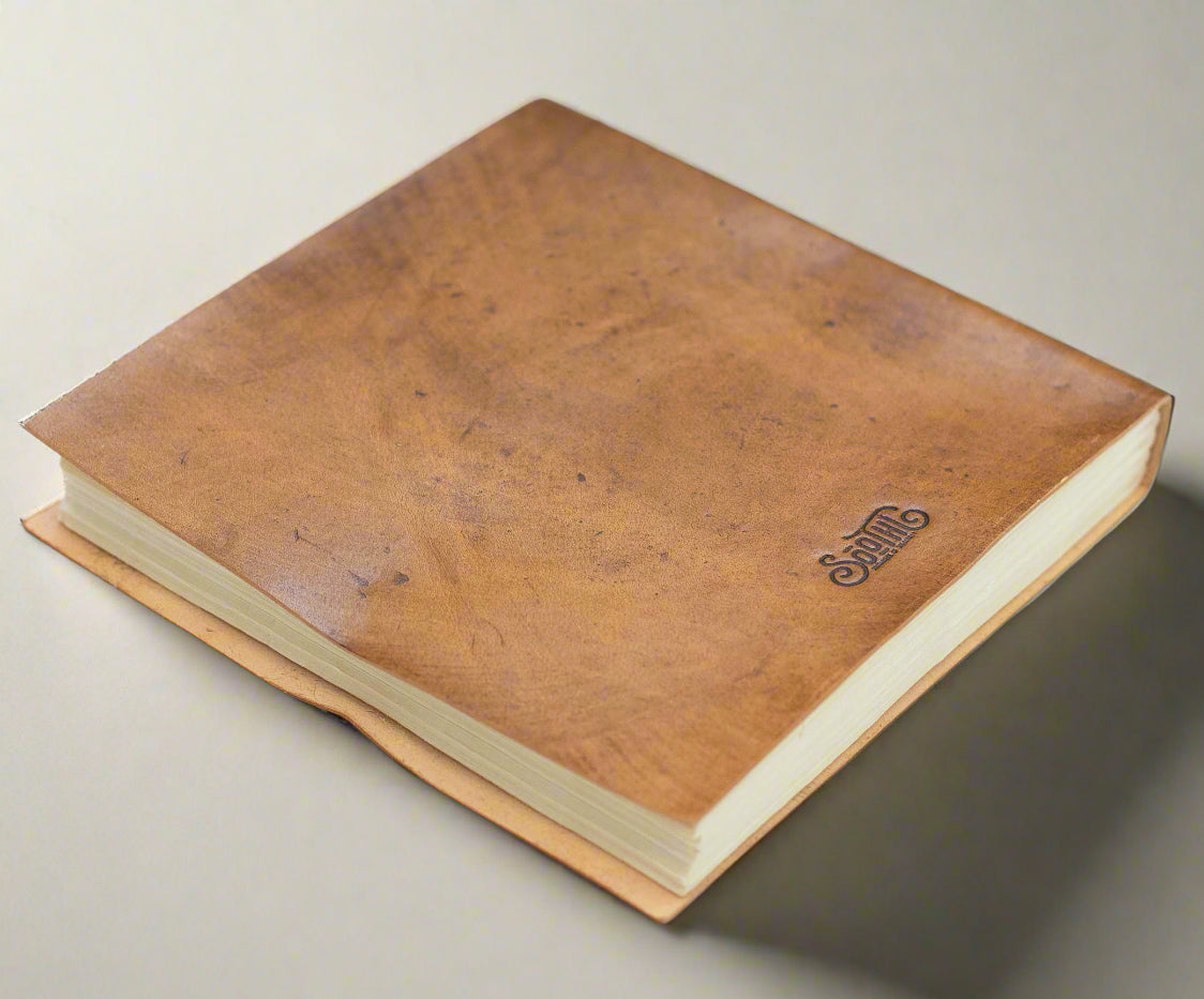 Moon Phases Leather Journal