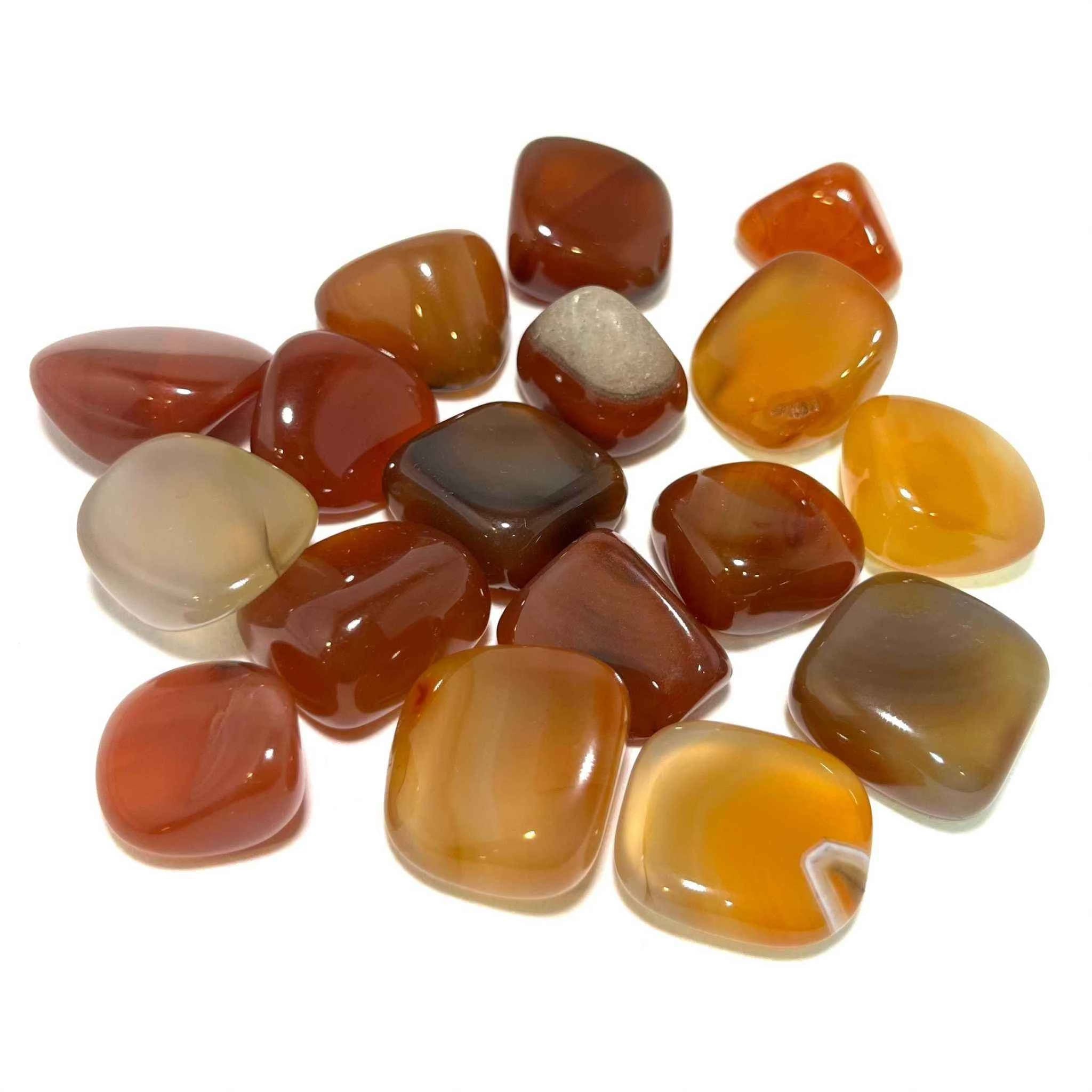 Carnelian Tumbled Pocket Stone (B)