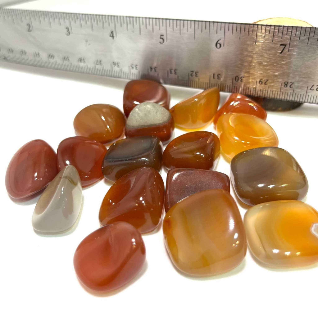Carnelian Tumbled Pocket Stone (B)