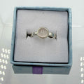 Sterling Silver Round Rose Quartz - Size 5 - Loving, Soothing & Heart Opening