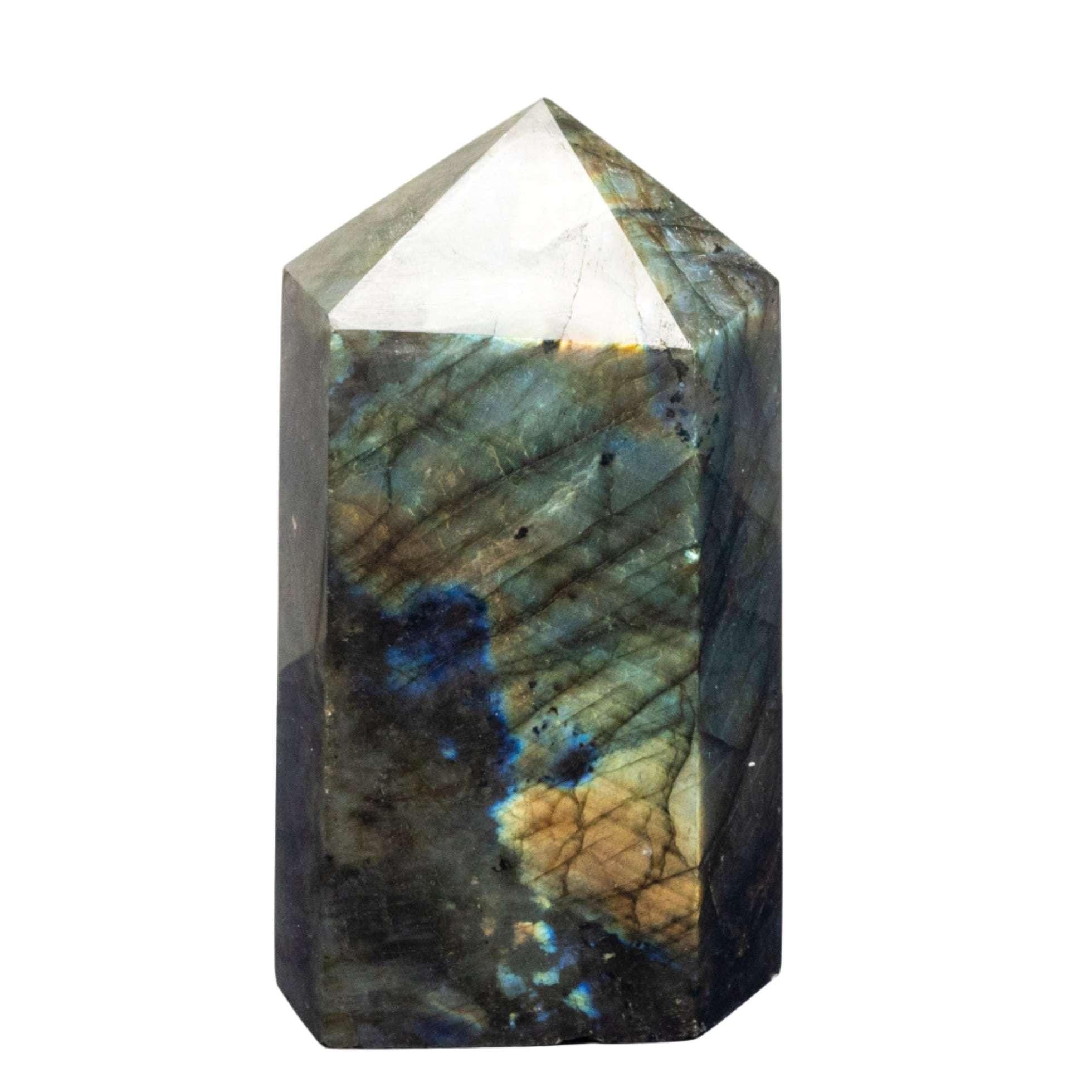 Labradorite Crystal Squatty Tower Third Eye Intuition