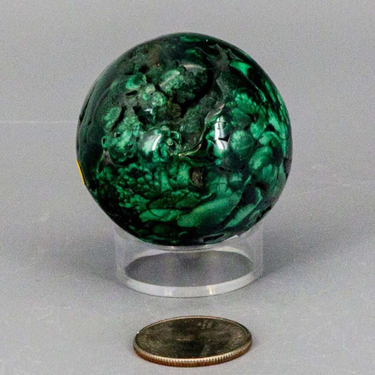 Malachite Crystal Sphere