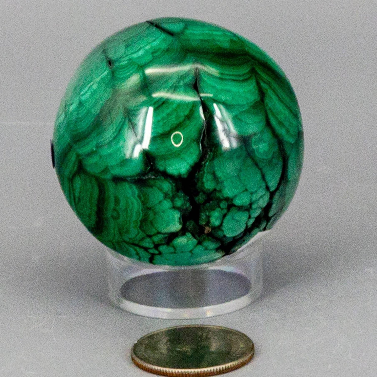 Malachite Crystal Sphere