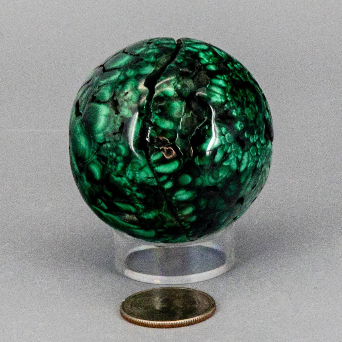Malachite Crystal Sphere