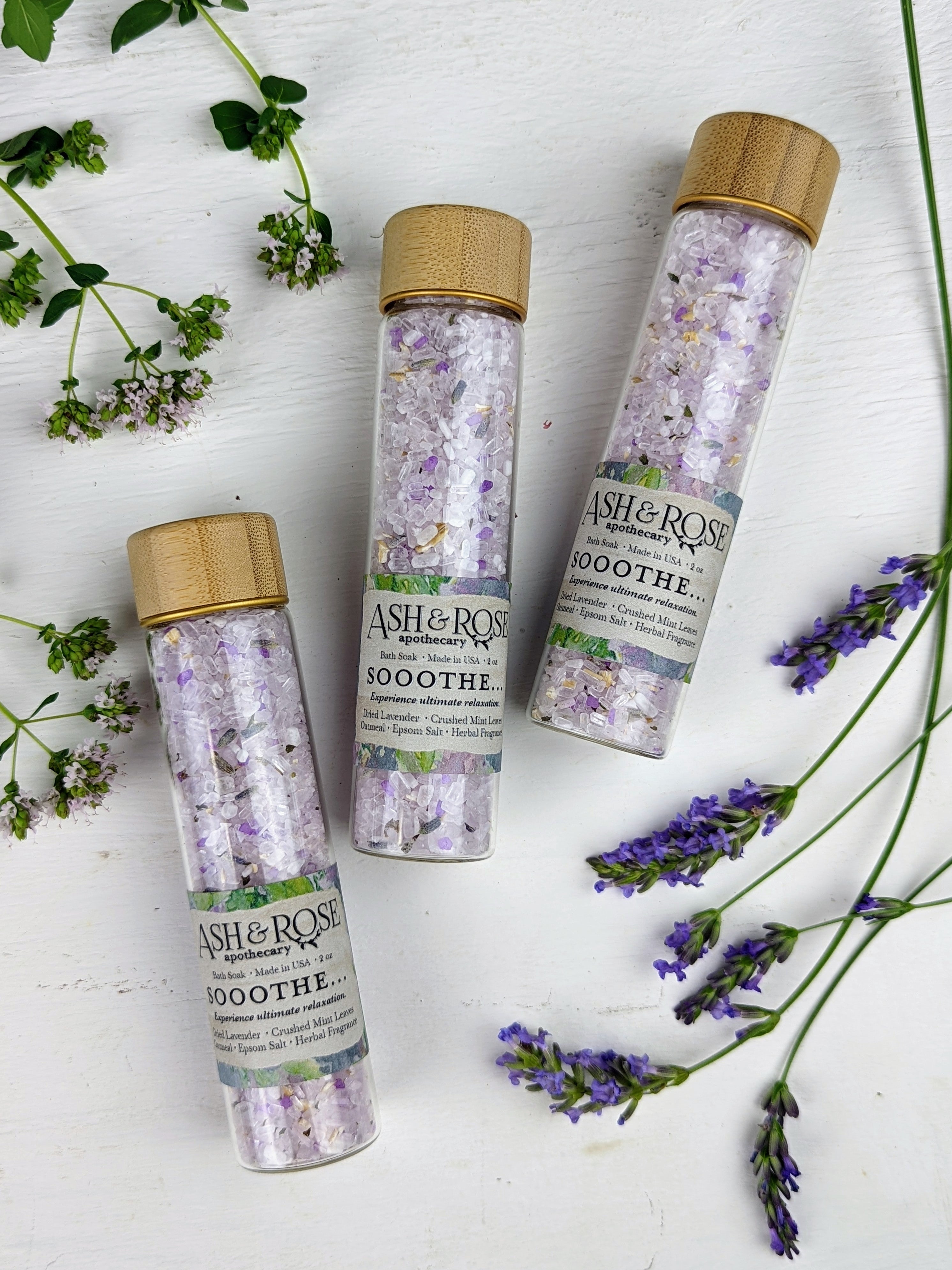 Lavender Oatmeal Bath Soak Vial