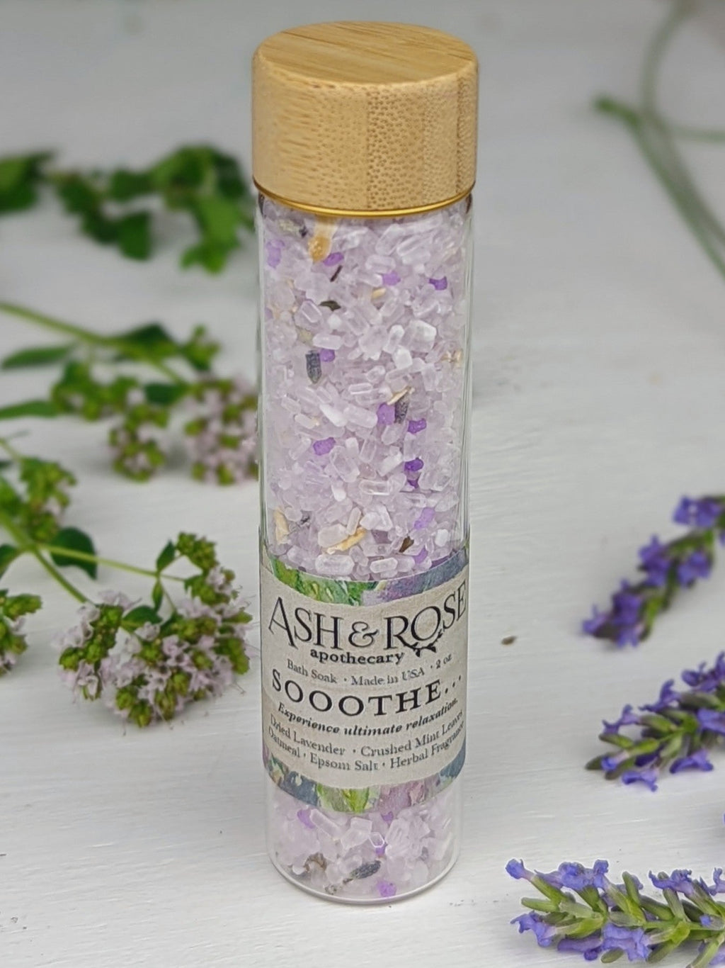 Lavender Oatmeal Bath Soak Vial