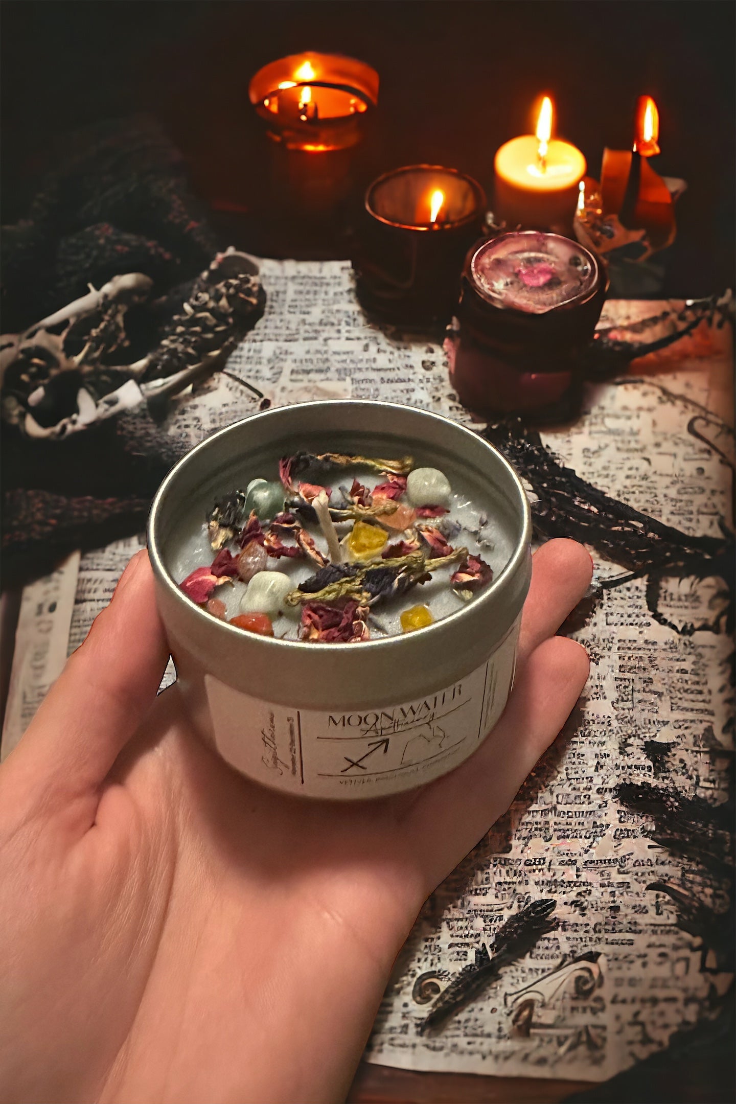 Zodiac Candles – 6 oz Astrology Inspired Candles with 40+ Hour Burn Time -- by Moon Water Apothecary!