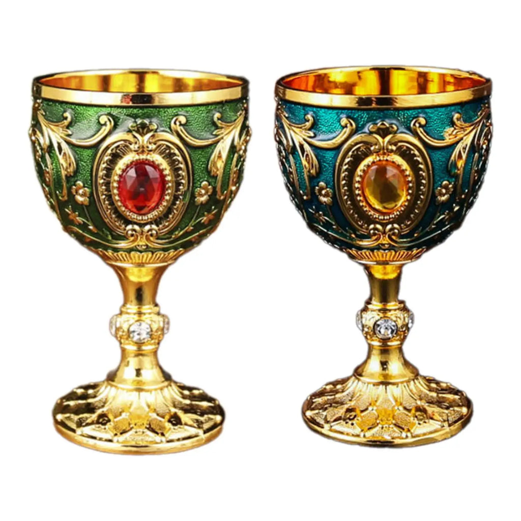 Vintage Chalice Medieval Goblet Novelty Engraved Reusable Anniversary