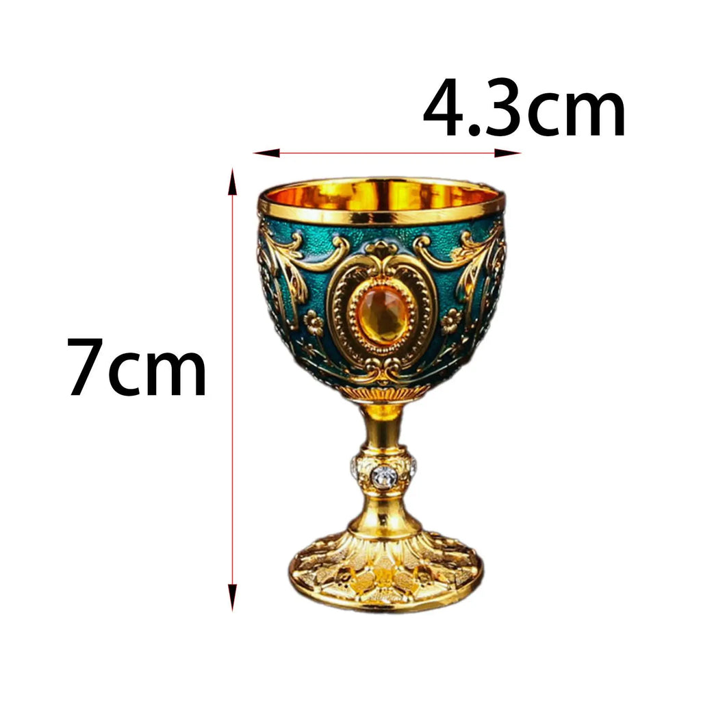 Vintage Chalice Medieval Goblet Novelty Engraved Reusable Anniversary