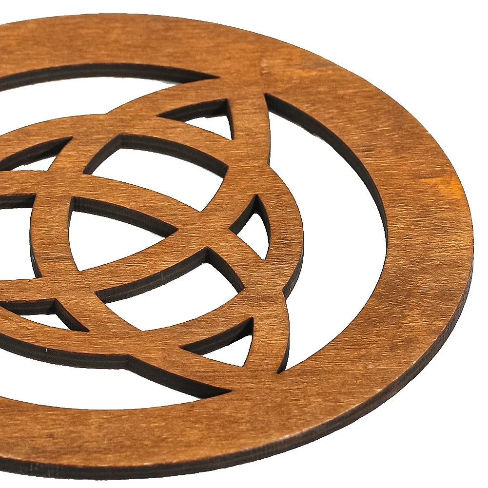 Celtic Knot Wood Board | Witch Altar Tray for Spiritual Decor