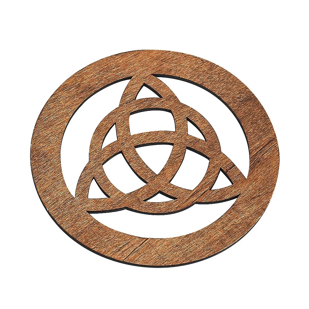 Celtic Knot Wood Board | Witch Altar Tray for Spiritual Decor