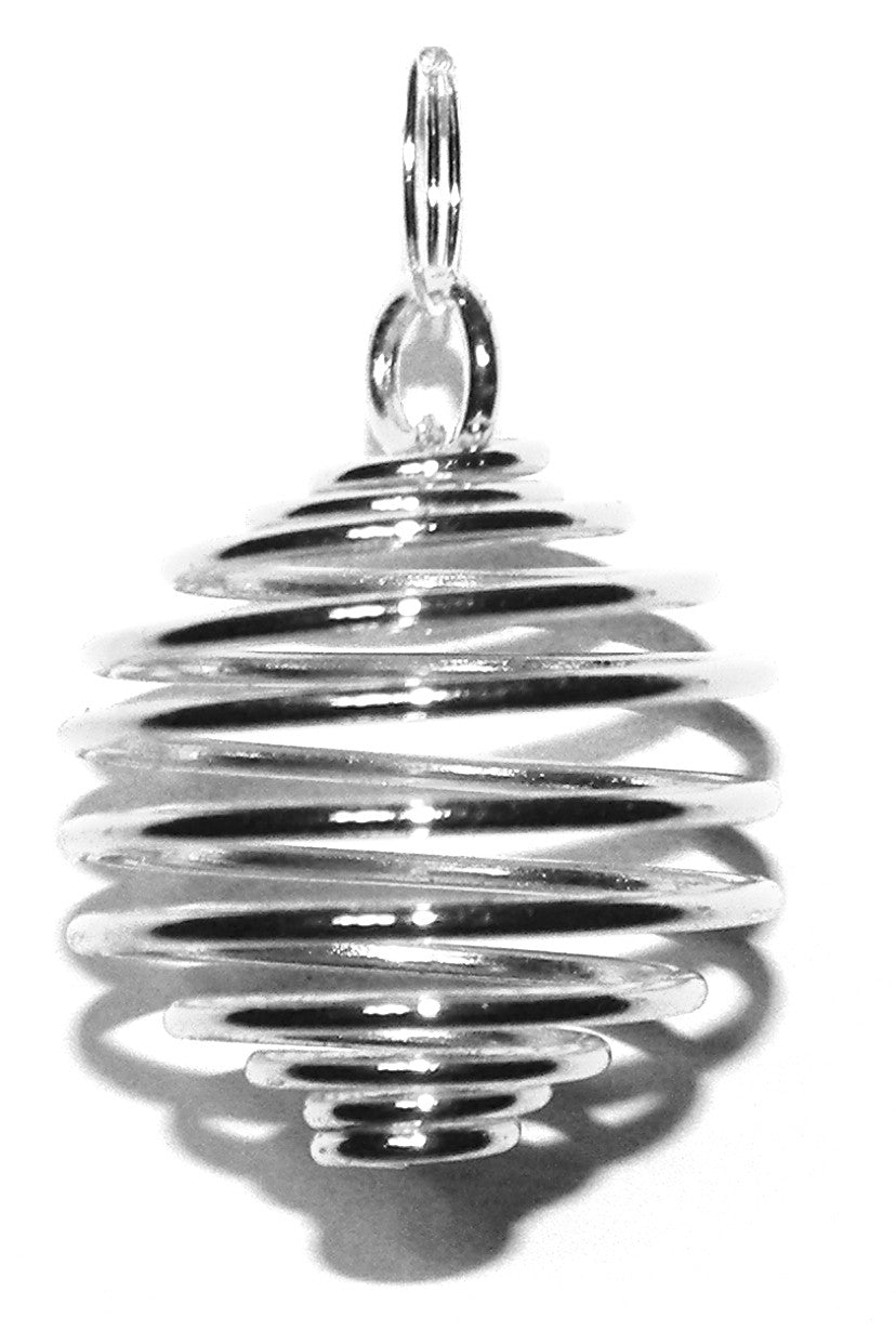 Silver Round Treasure Spiral