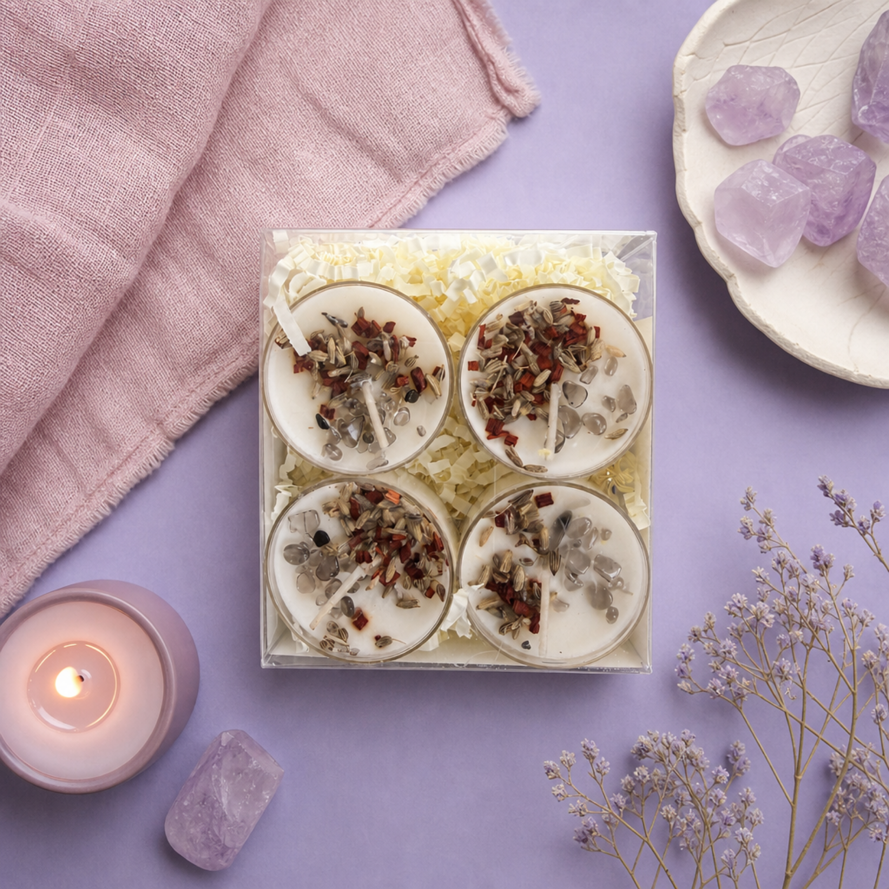 Hecate Goddess Tea Light Candle Set