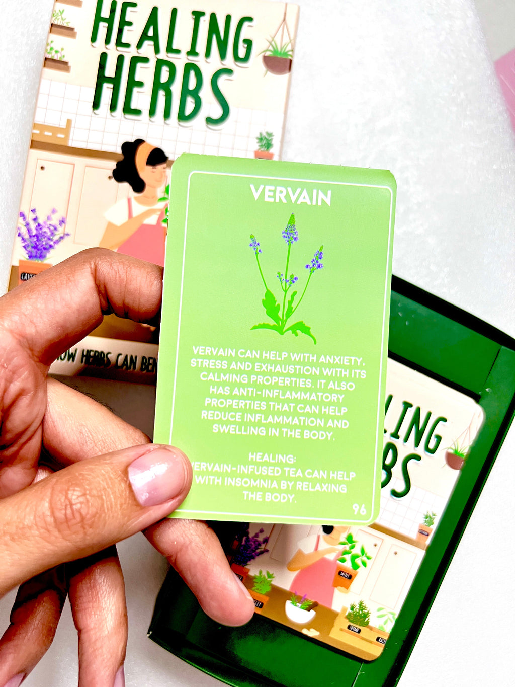 Healing Herbs - Set of 100 Cards to Learn About Holistic and Natural Healing Herbs
