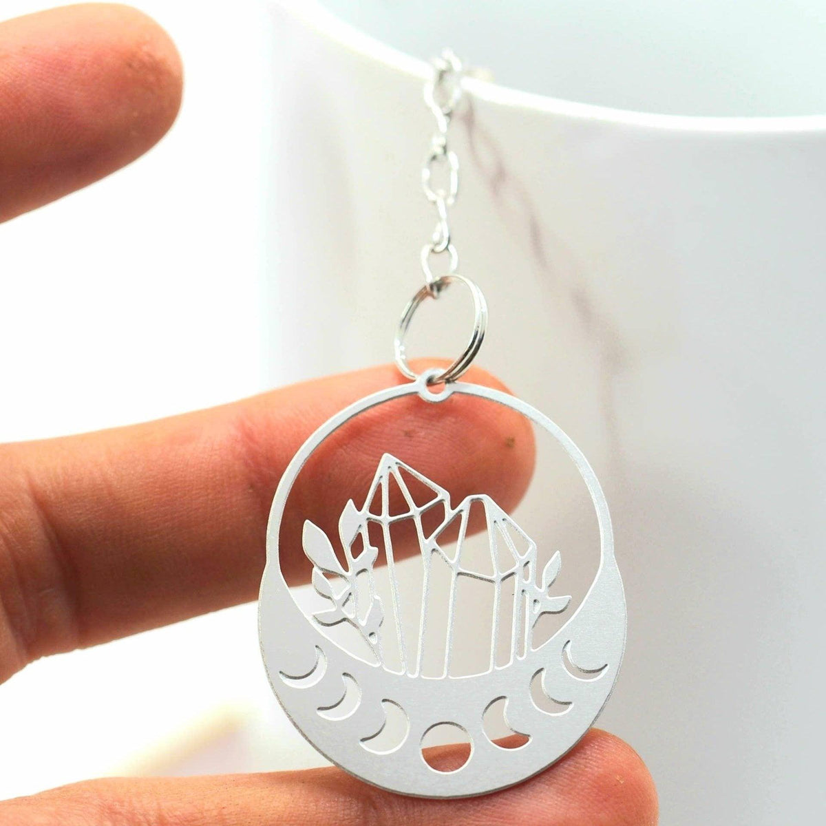 Crystals & Moon Cycle Loose Leaf Tea Infuser