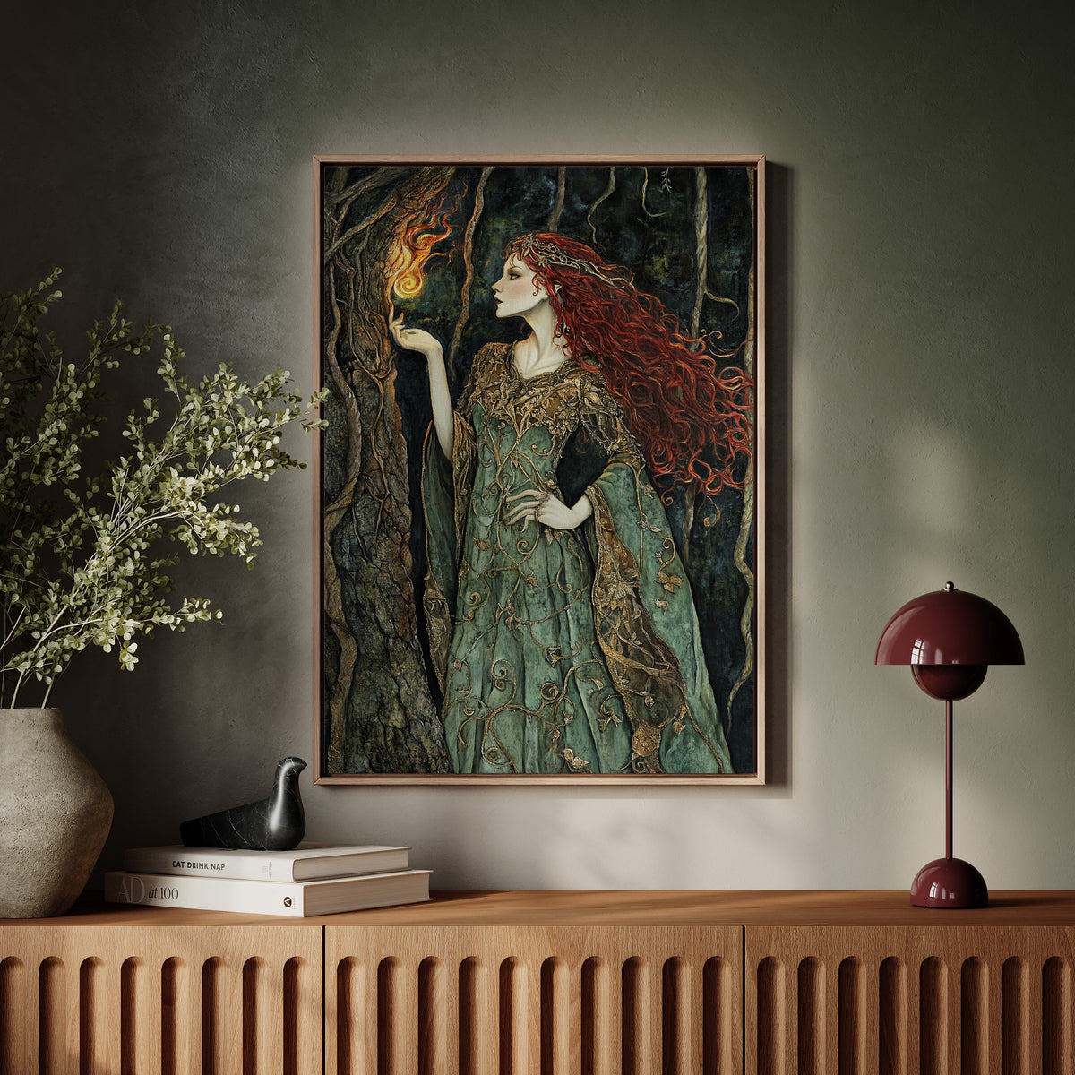 Ember's Light in the Forest