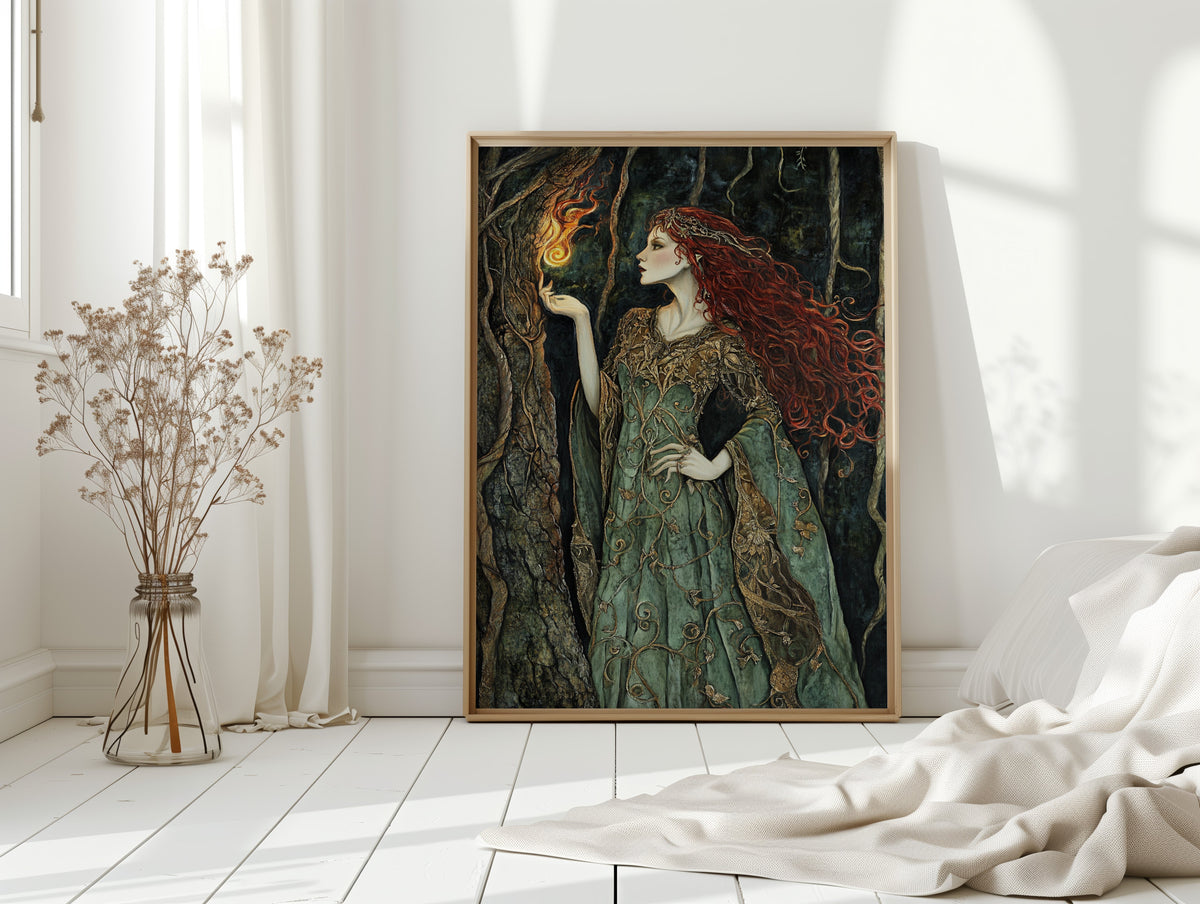 Ember's Light in the Forest