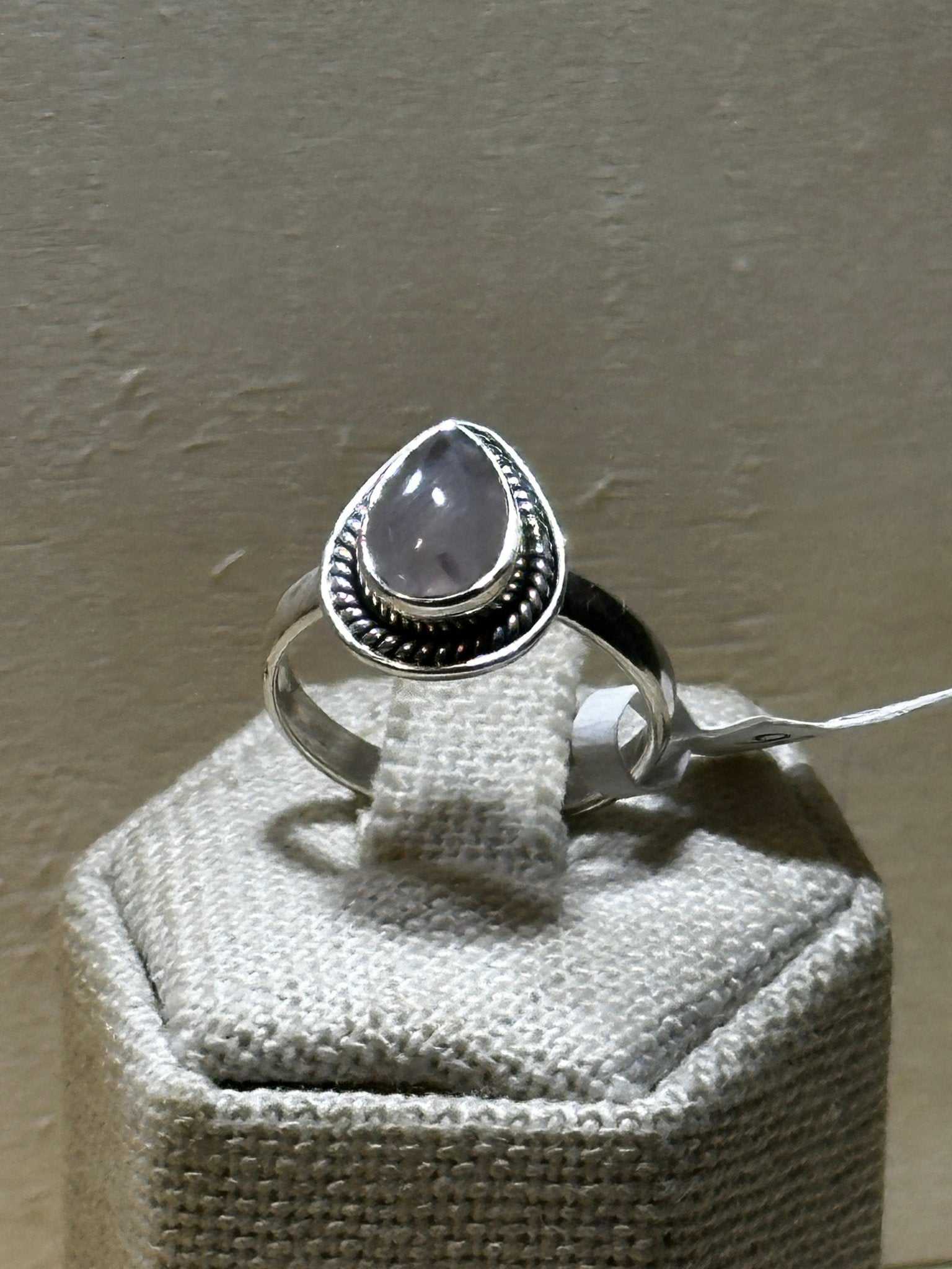 Rose Quartz Ring Size 9 (03.9026)