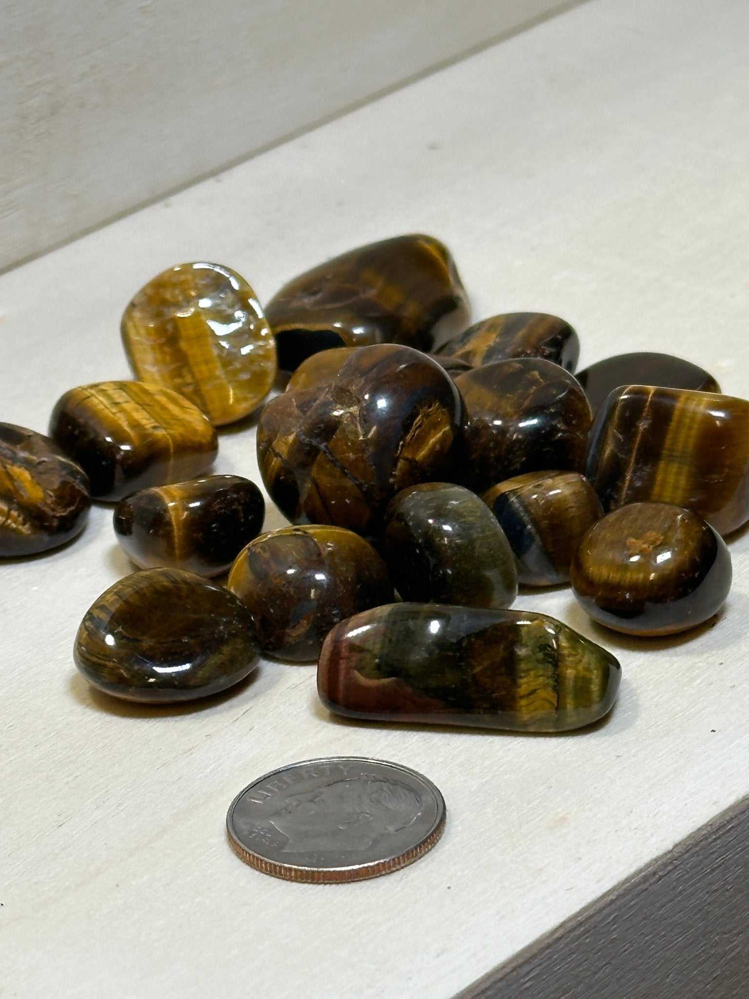 Tiger Eye Tumbled Pebbles